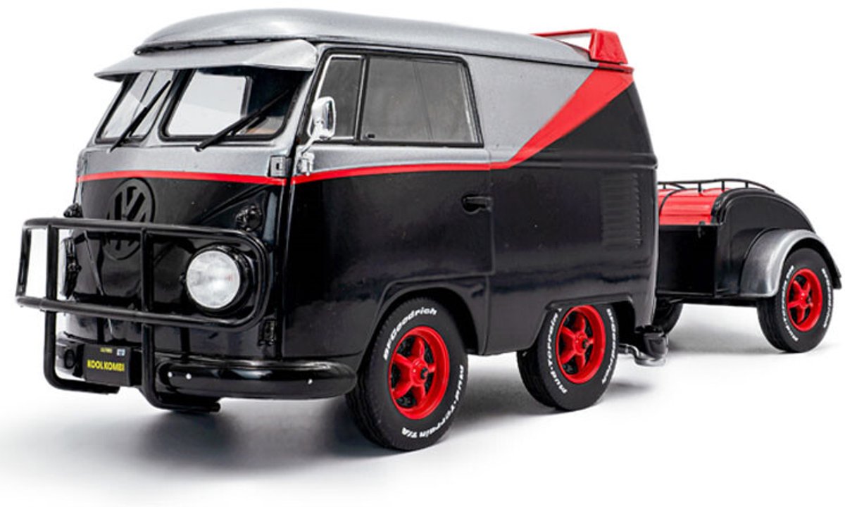 Solido vw t1 kool kombi + trailer the a-team '24 scala 1:18