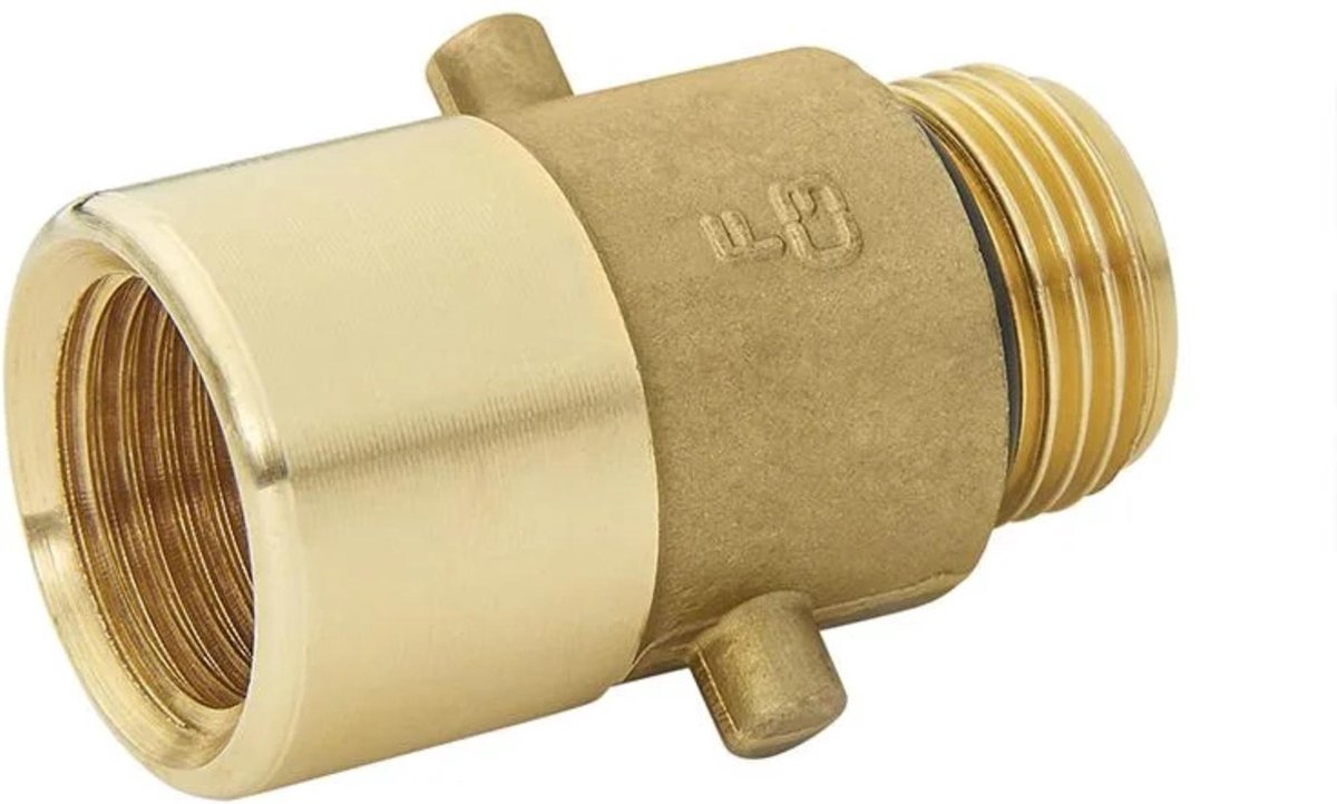 Nipplo adattatore a baionetta Proplus GPL - 22 mm - ottone - oro - uso internazionale