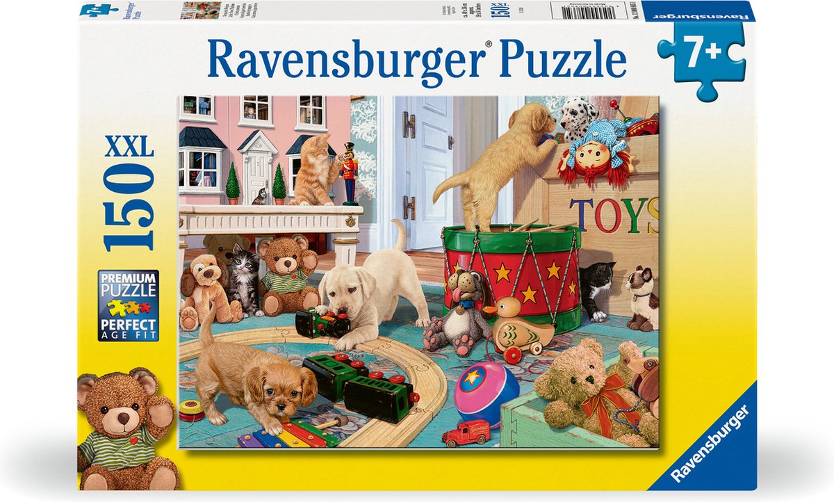 RAVENSBURGER JIGSAW Puzzle XXL cuccioli di gioco, 150 °.