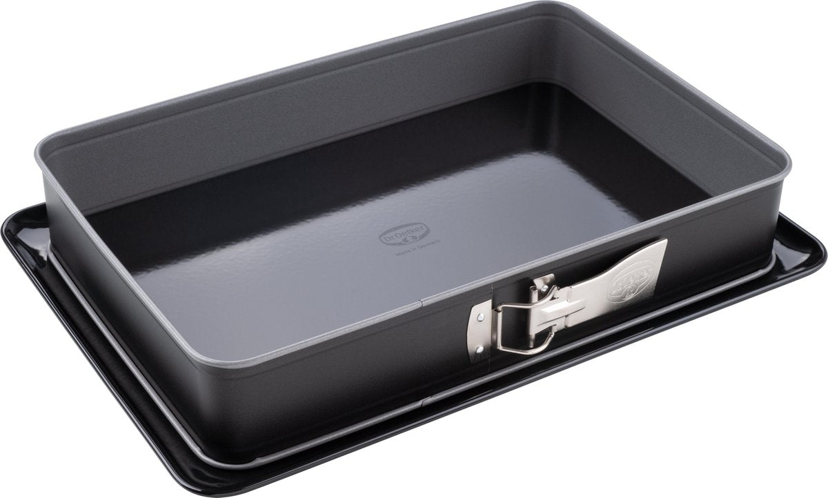Dr. oetker molde desmontable 'kreativ' - rectángulo - 38x25x7 cm -