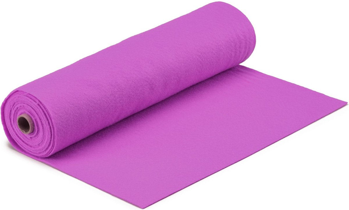 Vaessen creative fieltro en rollo - violeta oscuro - 1 mm - 45 cm x 5 m