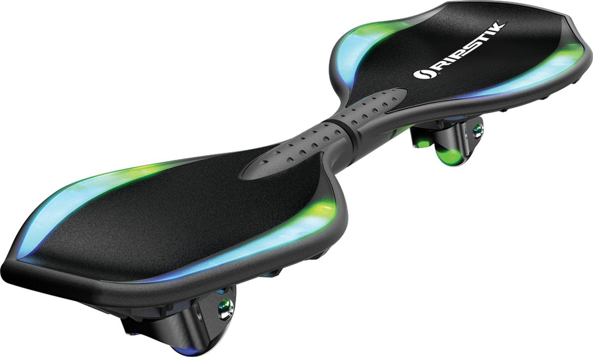 Razor ripstik ripster lightshow - tabla de olas - negro multicolor - iluminación LED - ruedas giratorias de 360° - para niños - hasta 79 kg - a partir de 8 años