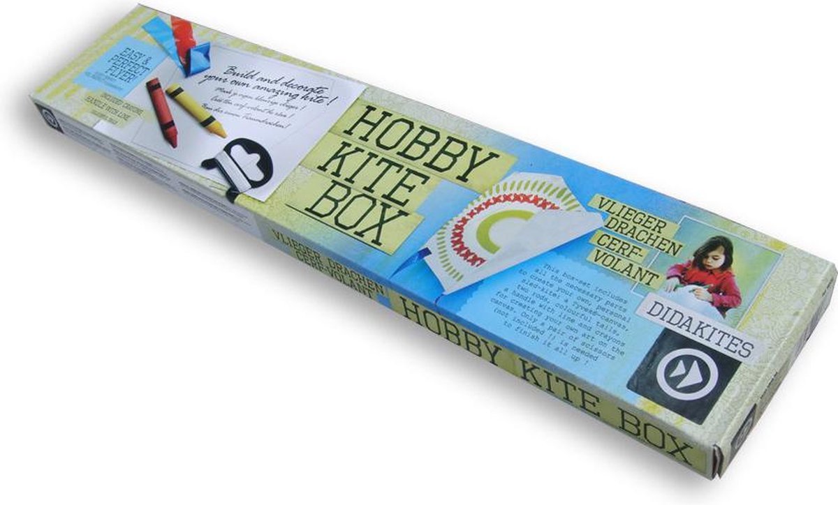 Didak beach hobby vlieger doos - tyvek wit - 65x50 cm