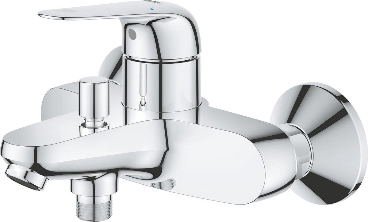 Grohe Quickfix Swift Miscelatore monocomando per vasca e doccia - installazione a parete - leva in metallo - cromo