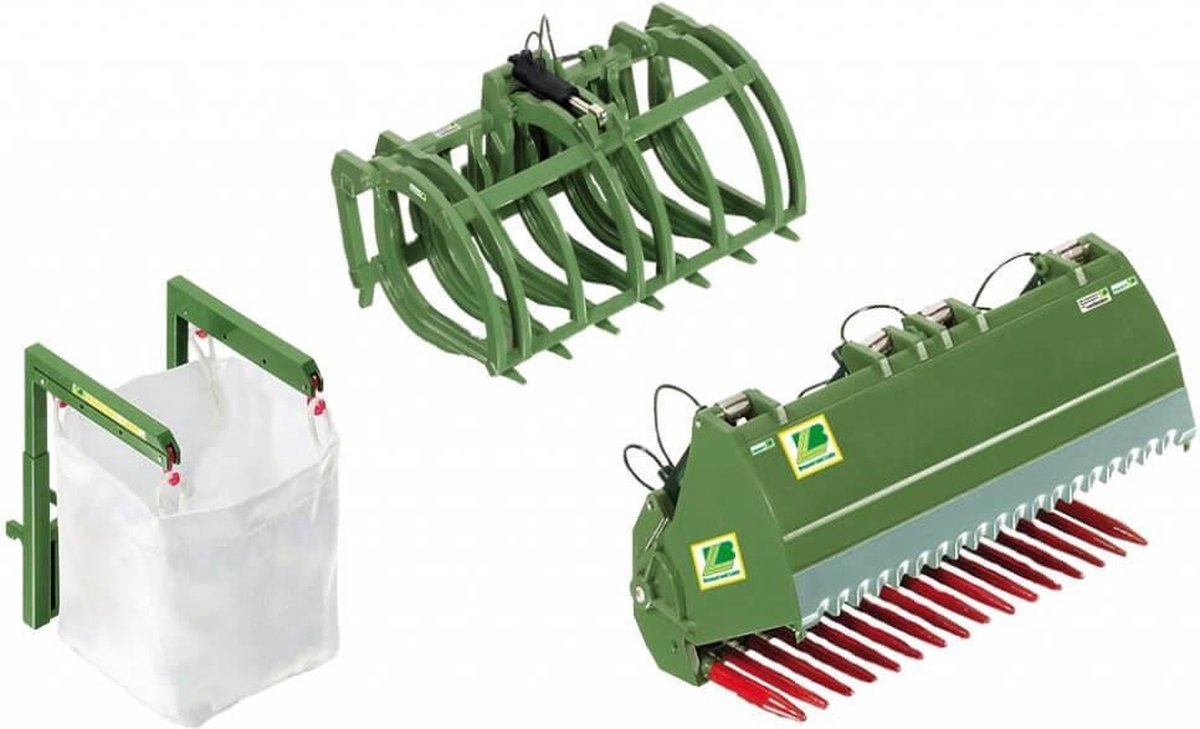 Set accessori per caricatore frontale Wiking b verde