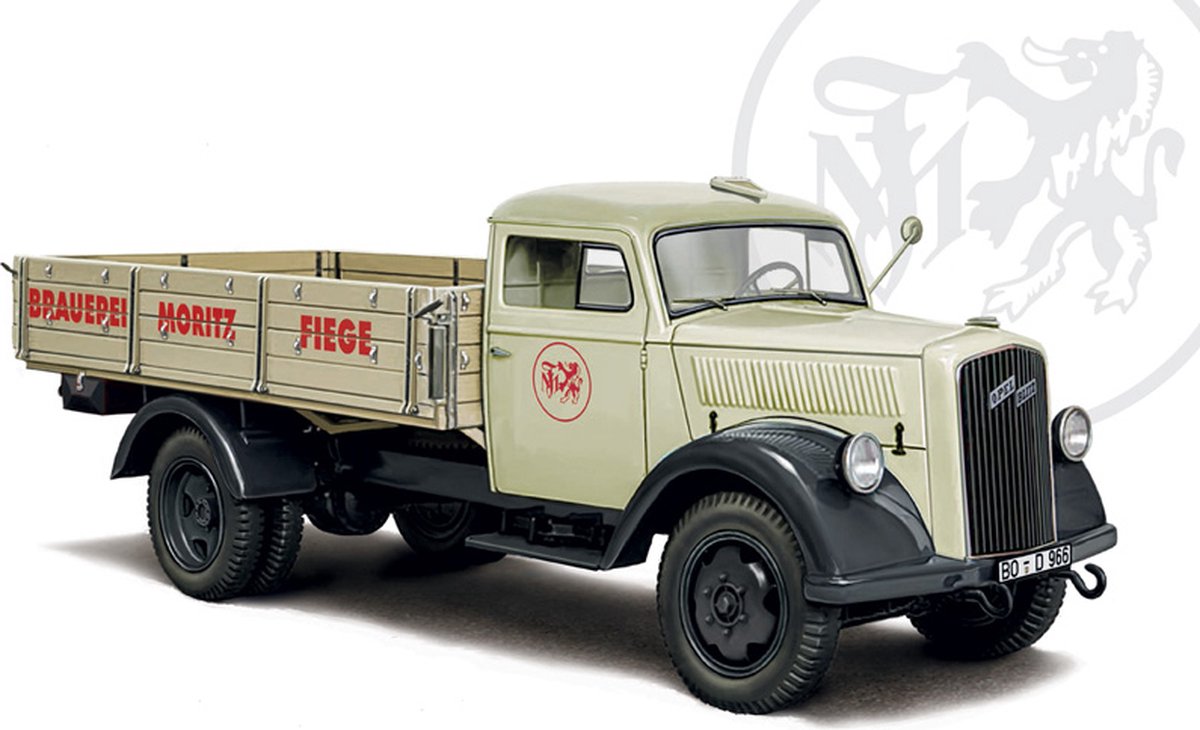 Italeri model kit camion - 3960 opel blitz classic - camion in plastica - 1:24 - modellismo