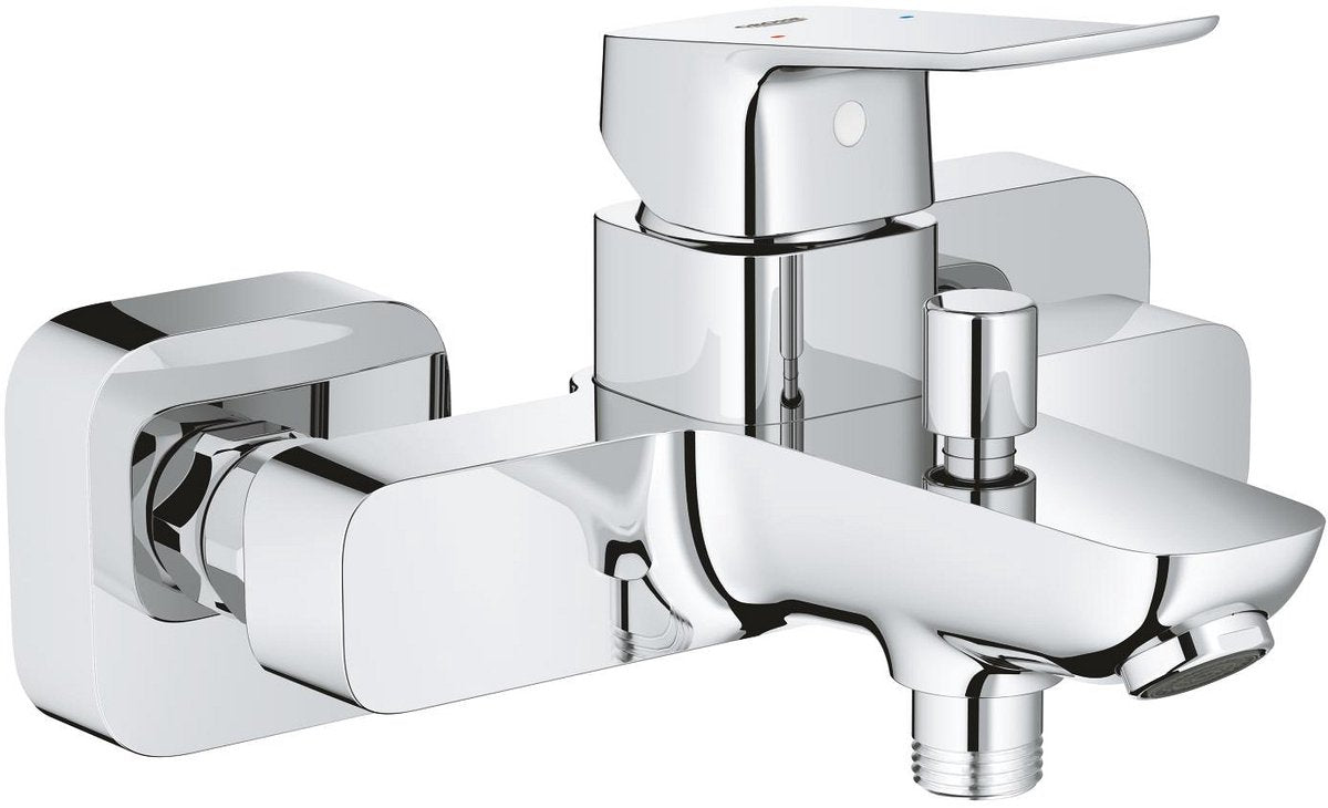 Mezclador de baño Grohe Dice - con desviador - incluidos acoplamientos en S - cromo