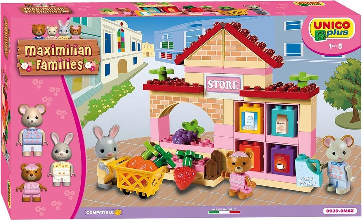 Supermercado de familias maximilianas de unico