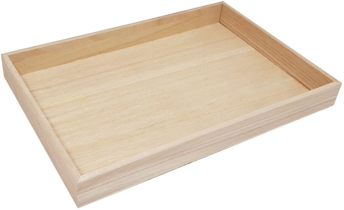 Bandeja de madera de Groot Paulownia, 30.6x20.5cm