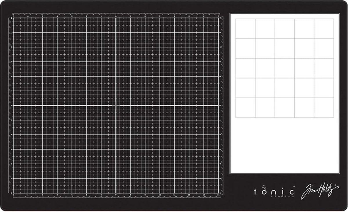 Tapete para cortar vidrio Tonic Studios Tools - 14x23 pulgadas.