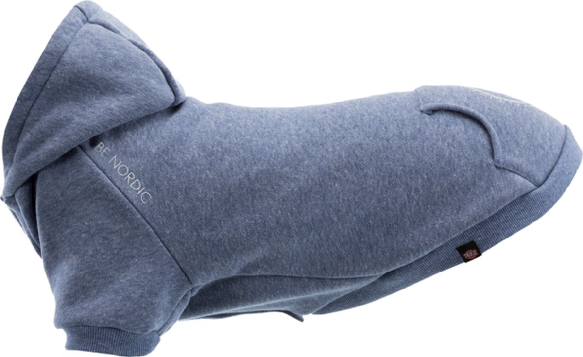 Trixie be nordic - suéter para perros - sudadera con capucha flensburg - azul - 62 cm