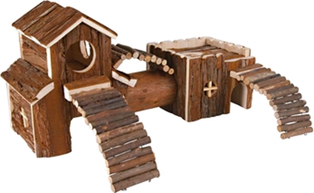 Trixie natural living frida tunnel system, 47 × 22 × 15 cm