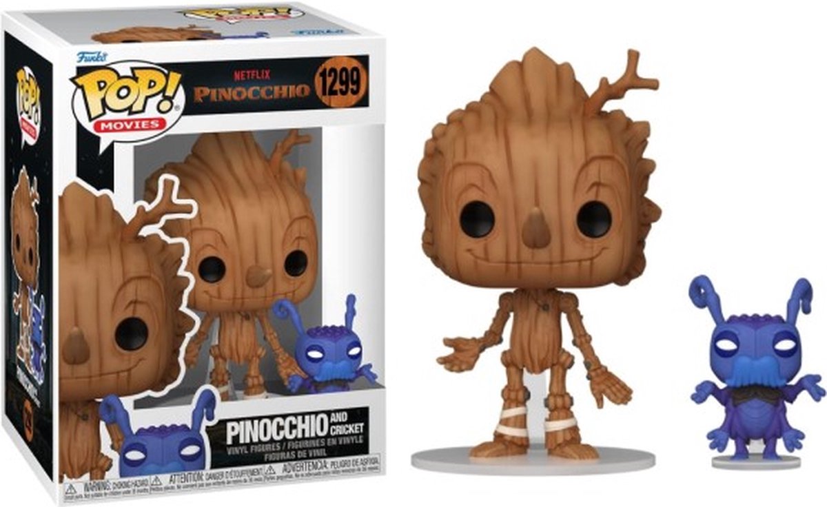 Funko pop film: pinocchio (netflix) - pinocchio cricket - pop #1299