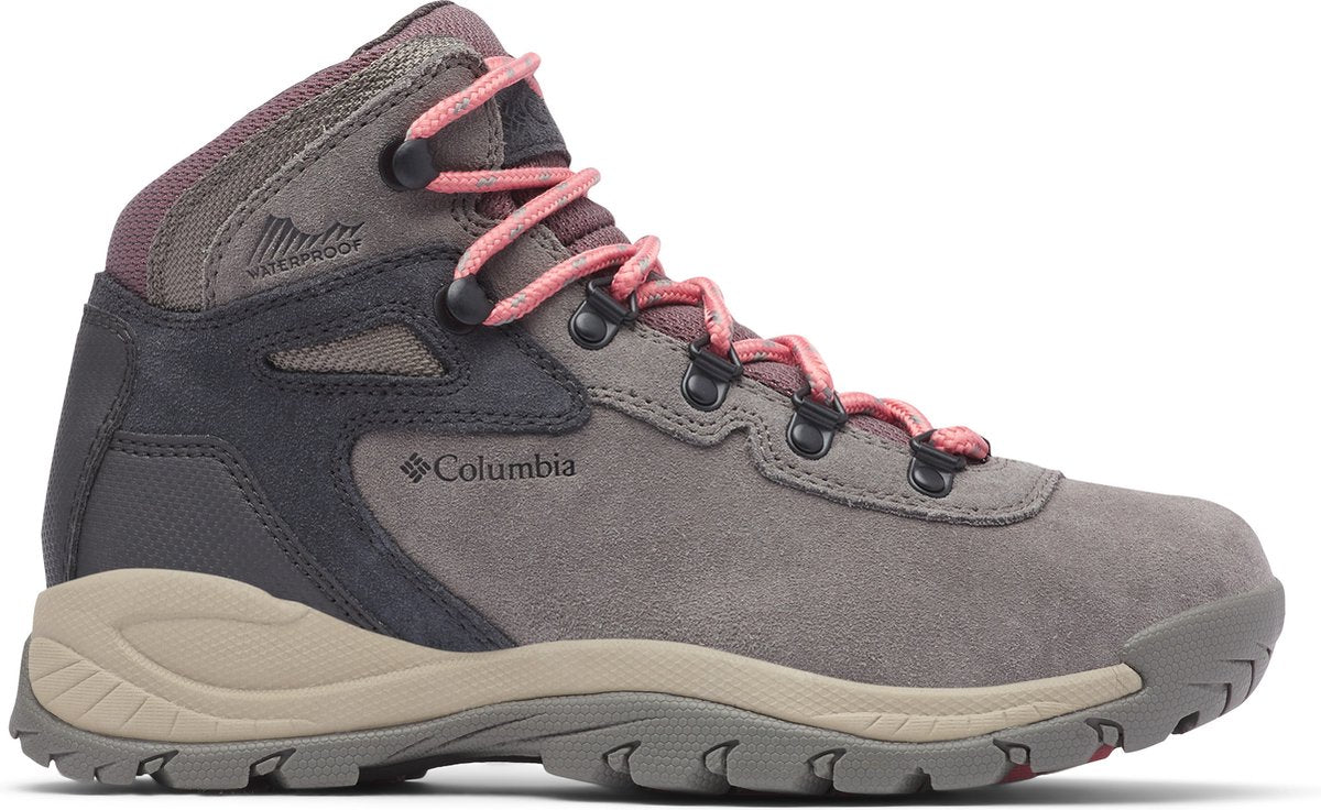 Columbia newton ridge plus botas de montaña impermeables amped para mujer - stratus, canyon rose