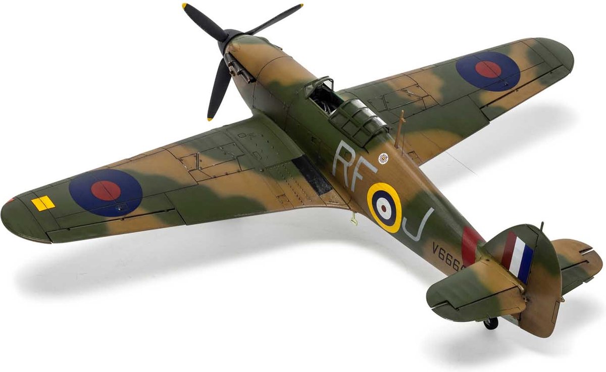 Airfix model kit vehículos militares - 05127a hawker Hurricane mk.1 plástico - 1:48 - fabricación de modelos