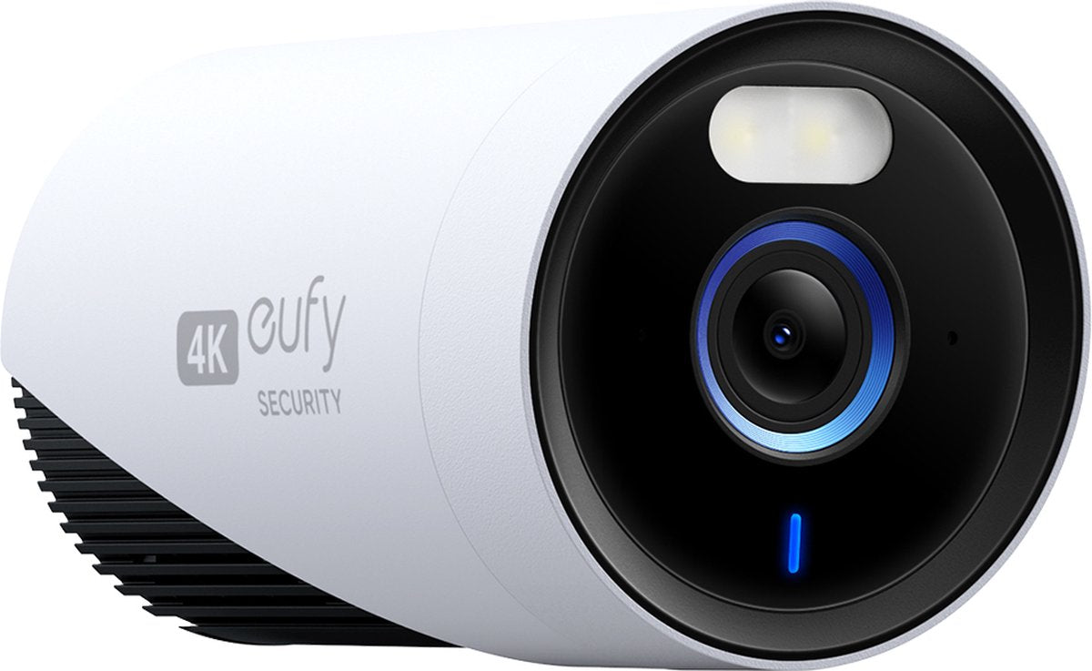 Cámara de seguridad adicional Eufy Security E330 para exteriores - Cámara para exteriores - Resolución 4K Ultra HD - Grabación 24 horas al día, 7 días a la semana - Cobertura WiFi de 464 m� - Reconocimiento facial AI - Cámara de seguridad con cable