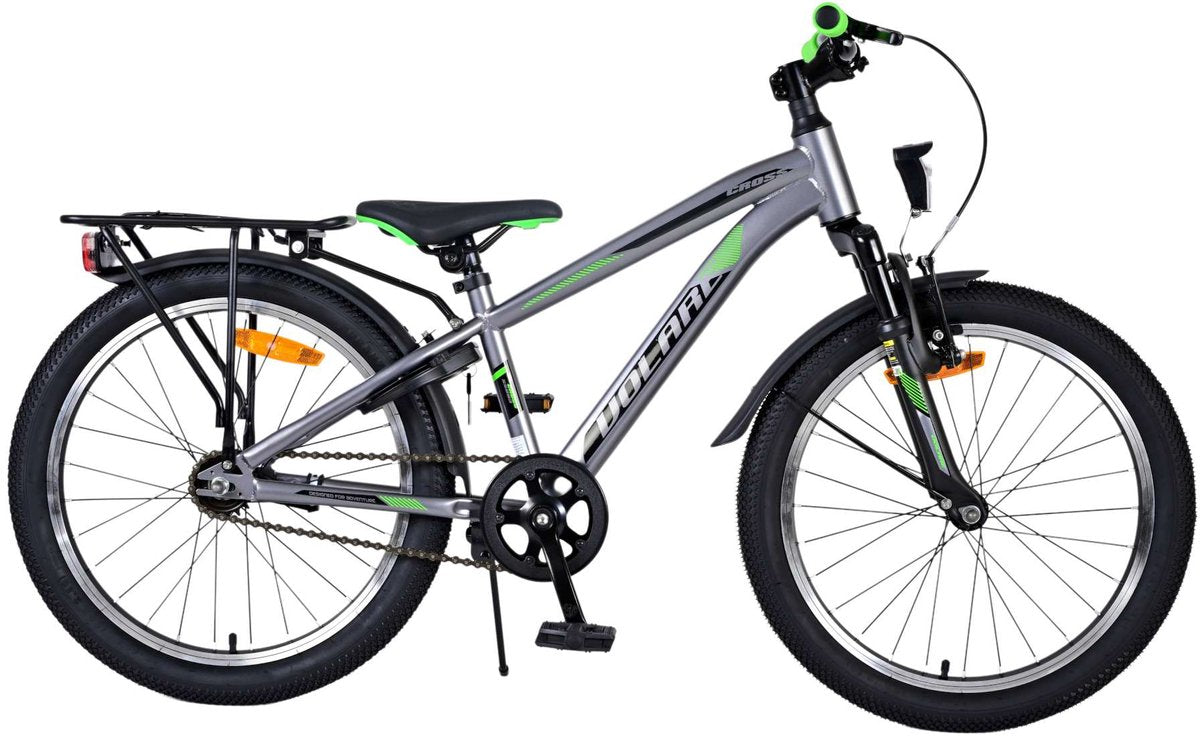 Bicycle per bambini Vlatare Cross - Boys - 20 pollici - Grigio scuro