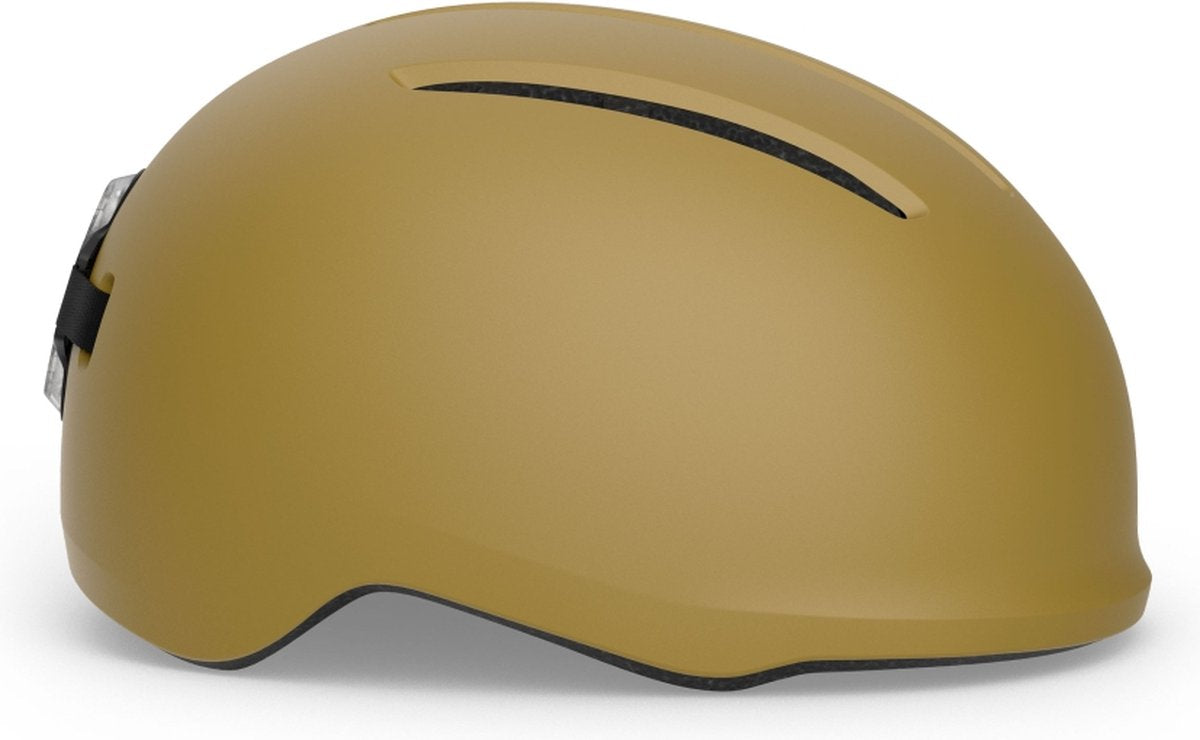 With vibe bicycle helmet men women - bicycle helmet e-bike adults - electric bicycle - city bike - size s (52-56cm) - almond matt (brown)