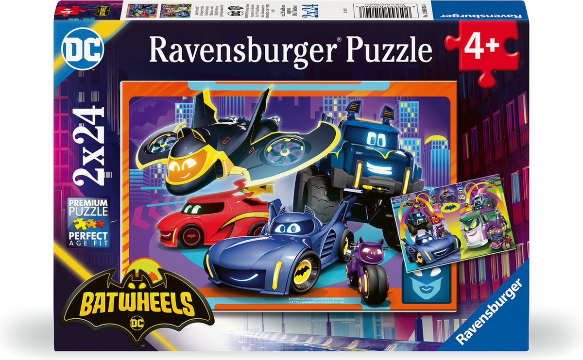 RAVENSBURGER JIGSAW puzzle batheels, 2x24st.