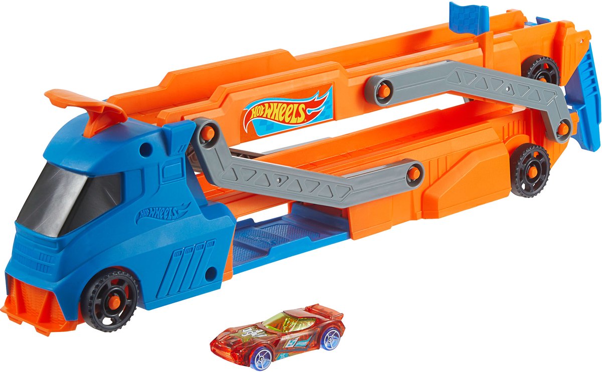 Hot wheels city truck met racebaan