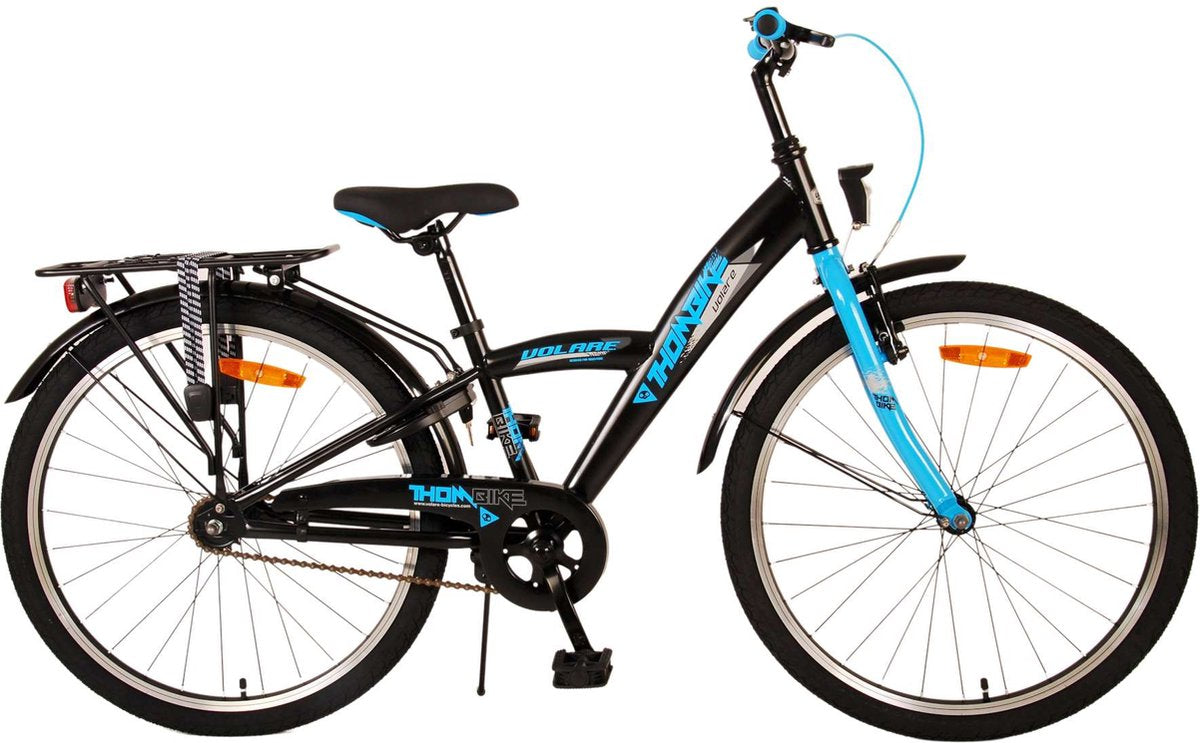 Bike per bambini Volare Thbike - Boys - 24 pollici - Blu nero