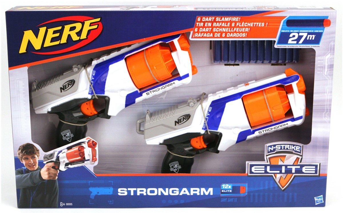 Hasbro Nerf N-Strike Elite Strongarm 2 pezzi