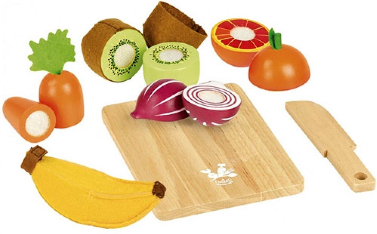 Vilac set de frutas y verduras loncheadas 14uds