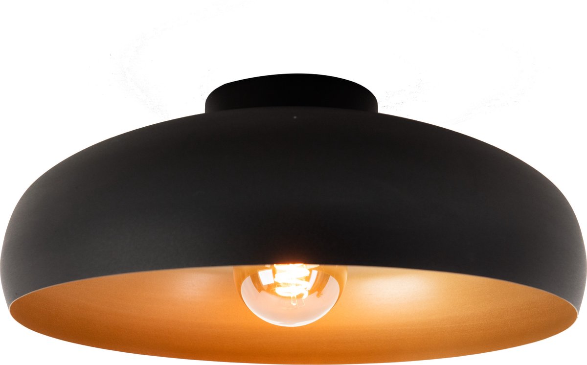 Lampada da soffitto Eglo mogano - e27 - ø 40 cm - rame nero