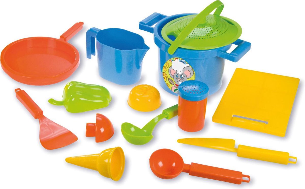 Set da gioco sandbox Lena Happy Sand da 14 pezzi