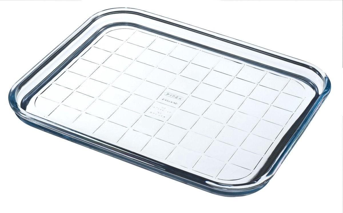 Teglia in Pyrex 32 x 26 x 2 cm - | cuocere e gustare
