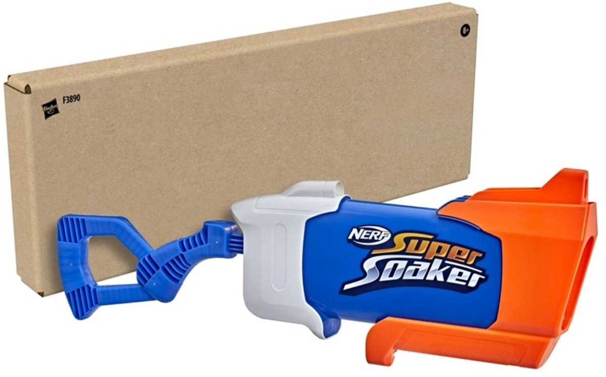 Pistola de agua Hasbro Nerf Super Soaker Rainstorm - tanque grande - potente chorro de agua - juguetes para niños al aire libre - pistola de agua