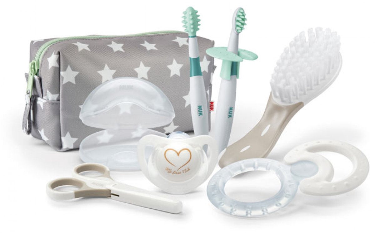 Set Nuk per neonati - beige bianco