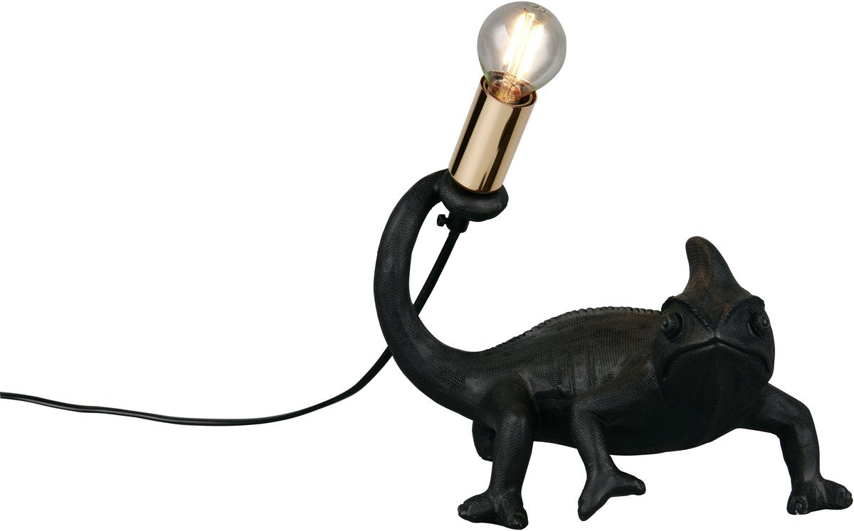 Rl live your light reality Crawly - lámpara de mesa - negro - excl. 1x e14 4 w - interruptor de cable