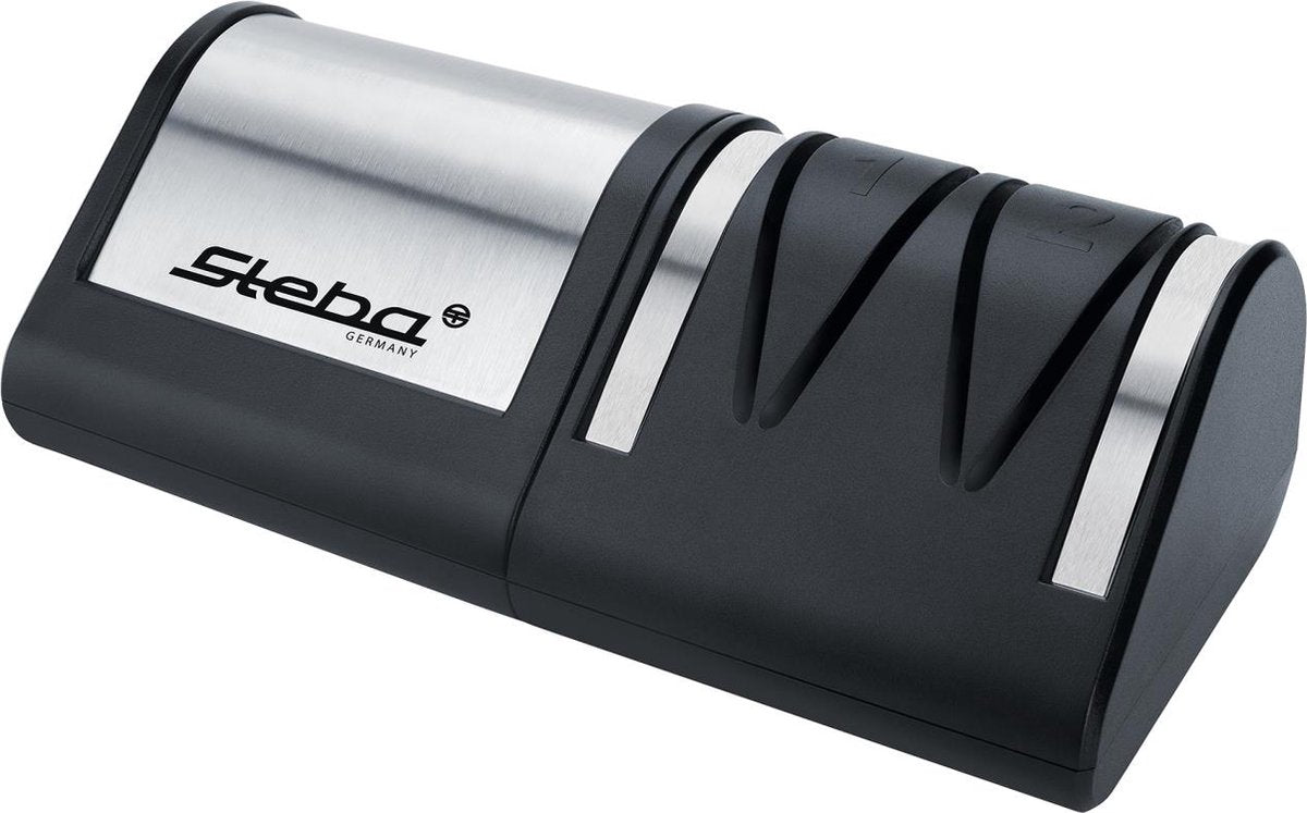 Steba ks1 - affilacoltelli elettrico per tutti i tipi di coltelli - 18 watt - disco abrasivo diamantato