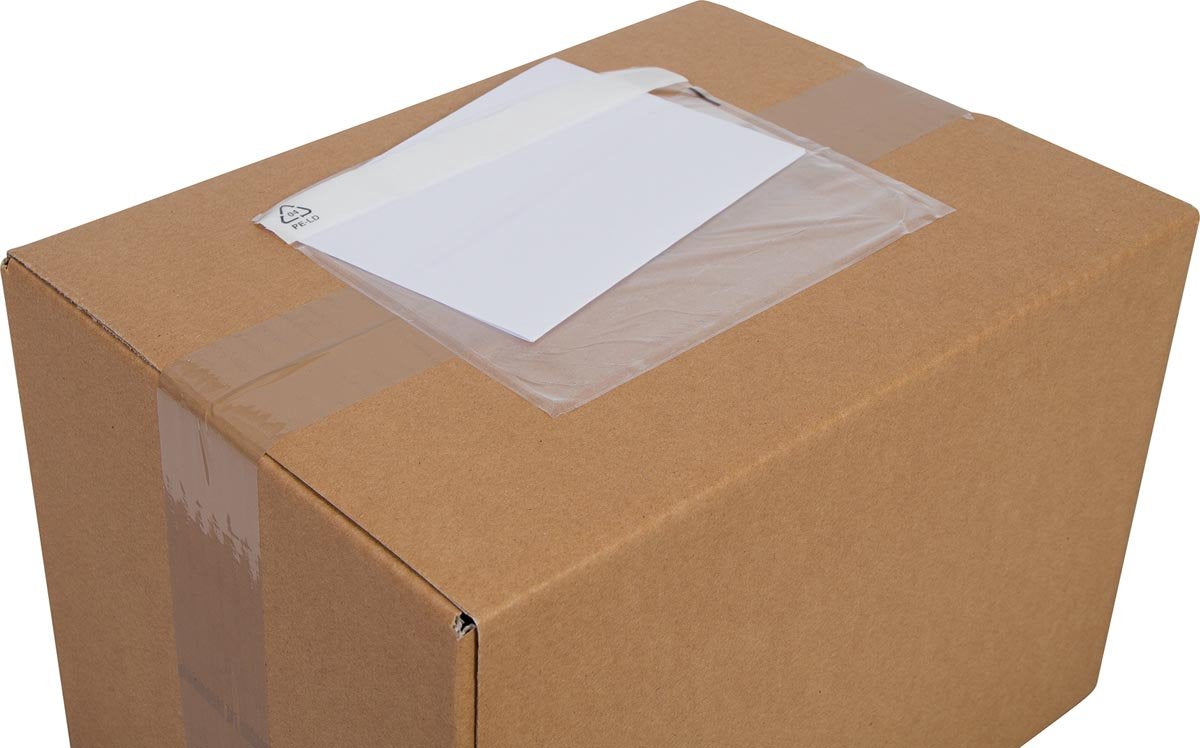 Busta distinta Cleverpack autoadesiva - vuota 165x112 - 100 pz