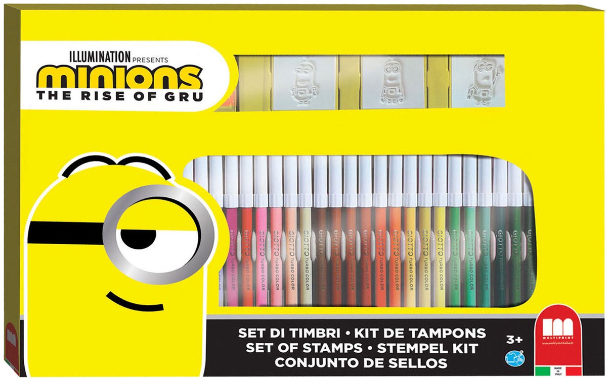 Minions de Multiprint Set con sellos, 41dlg.