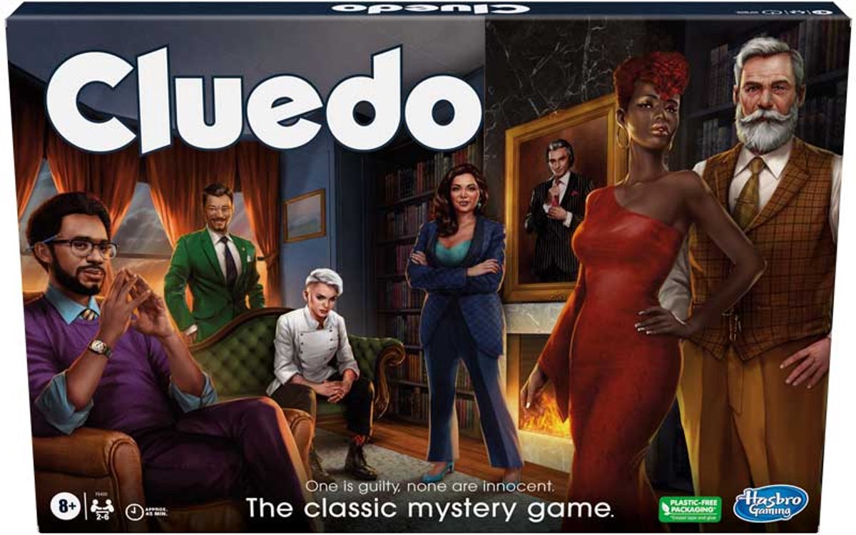 Gioco da tavolo Hasbro Cludo classico gioco di detective per famiglie (inglese).