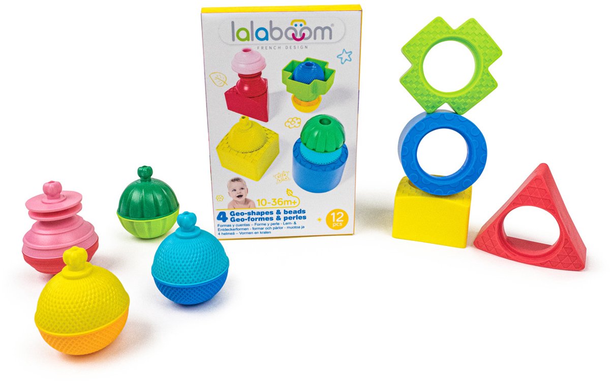 Lalaboom - forme e perline educative - 12 pezzi