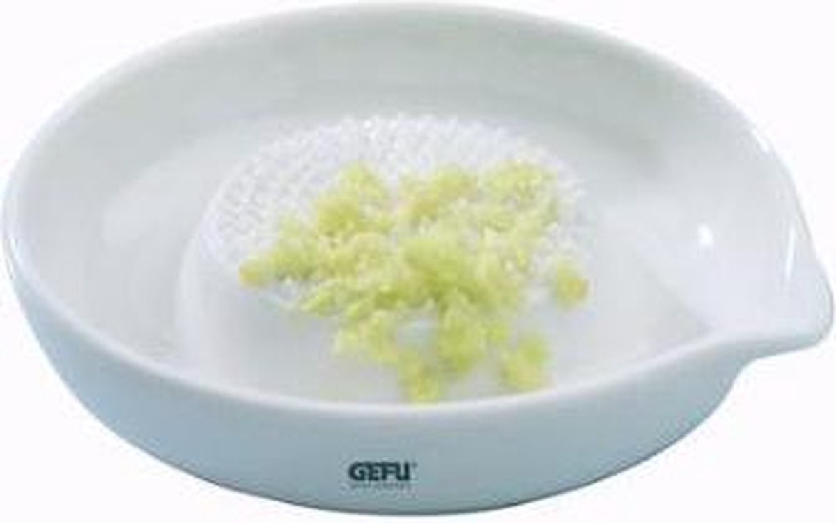 Gefu grato ceramic grater - fine hand grater - for ginger, garlic parmesan
