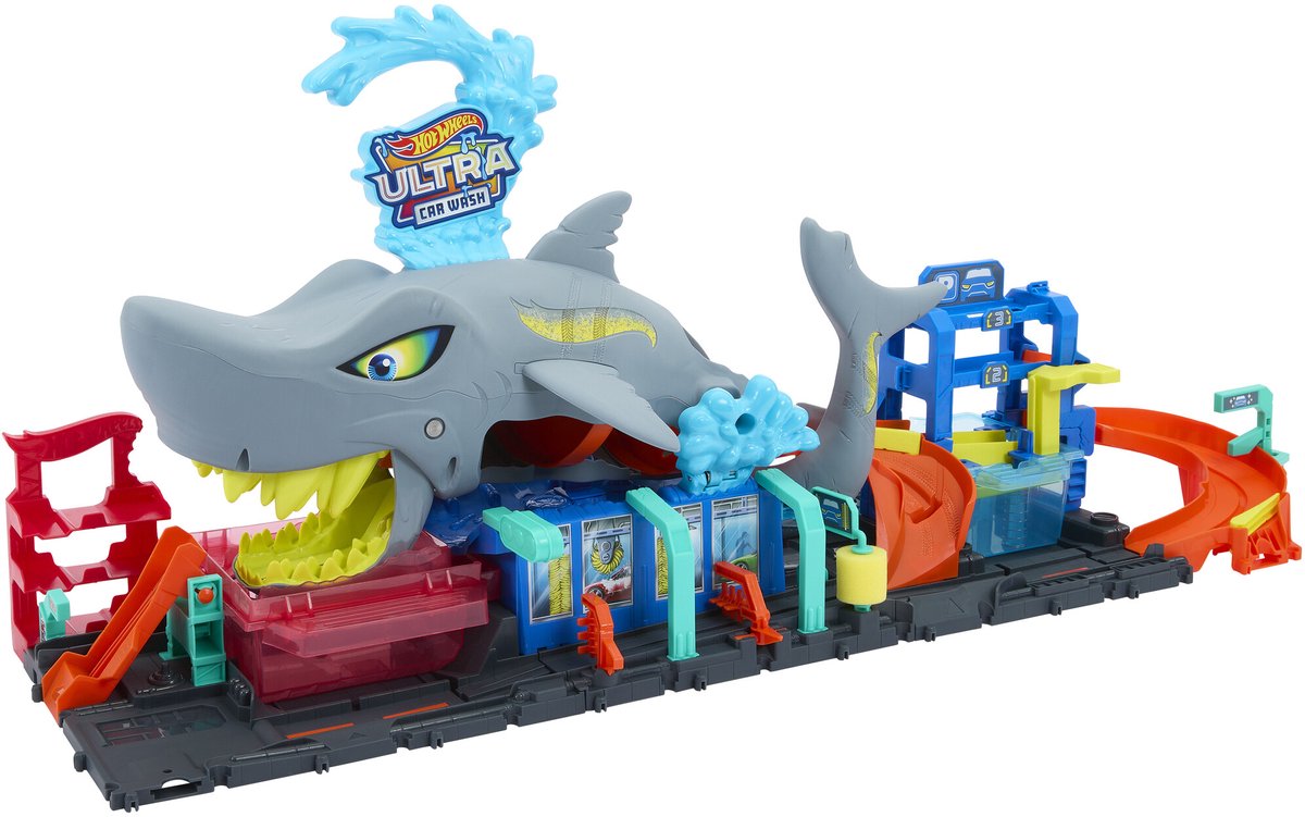 Autolavaggio Hot Wheels City Ultra Shark