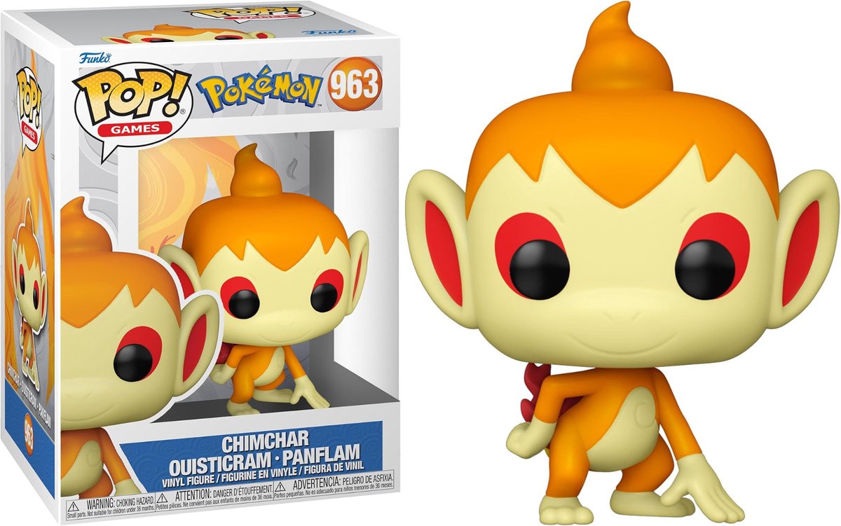 ¡Funko pop! pokemon – chimchar # 963