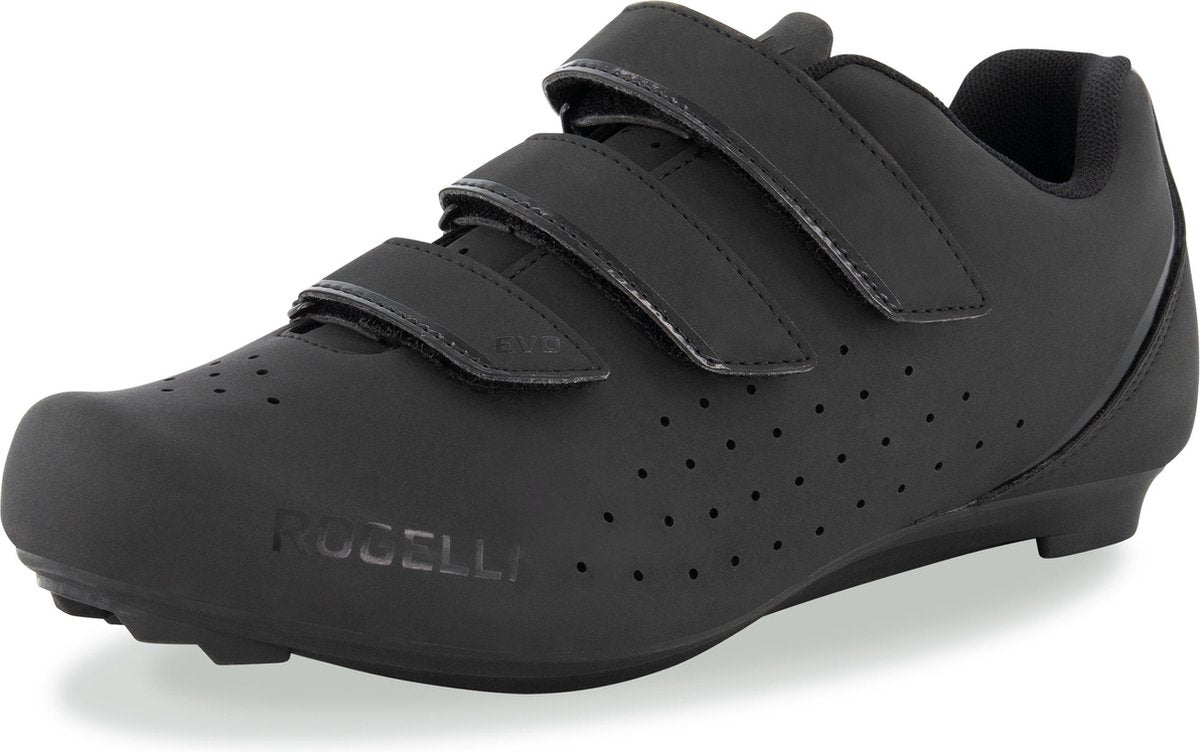 Scarpe da ciclismo Rogelli r-100 da uomo e da donna - nere - 43