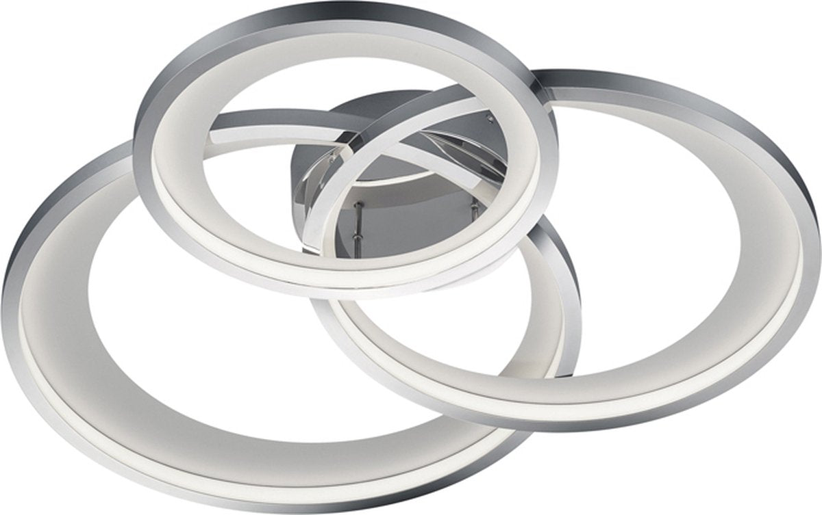 Trio granada - lampada da soffitto - cromata - incl. 1x SMD 36w - dimmerabile con interruttore - montaggio a soffitto