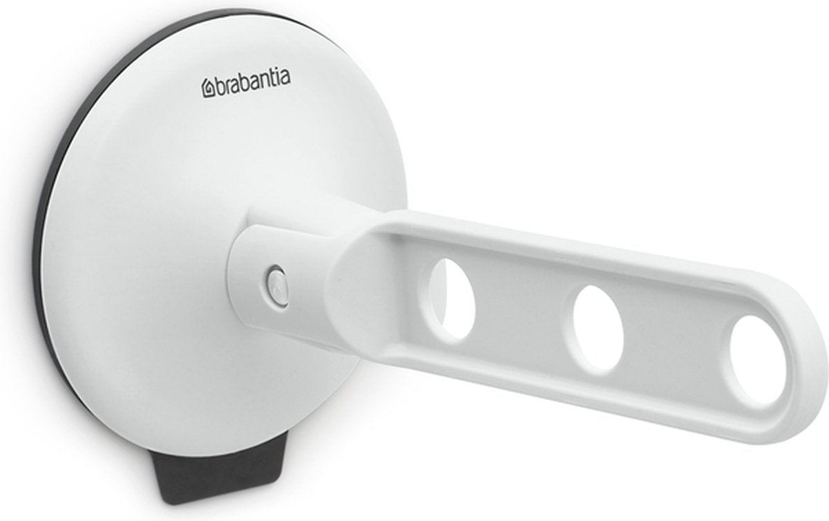 Brabantia plegable gancho de ropa con taza de succión gris