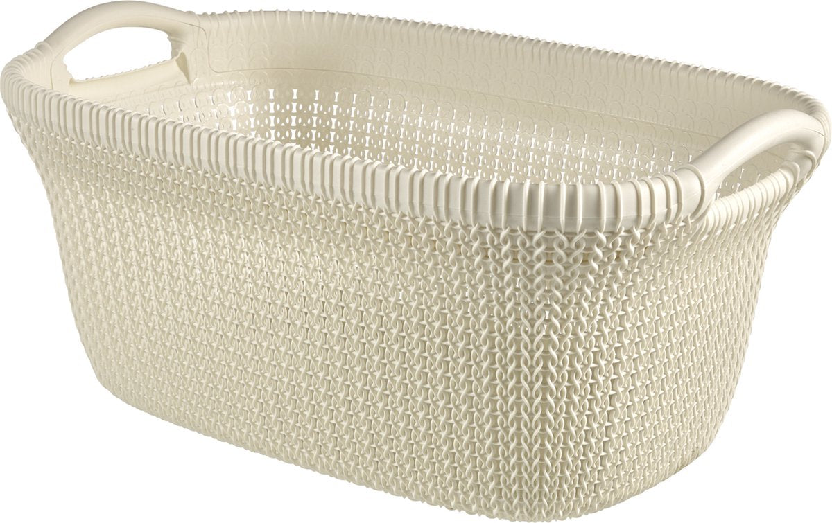 Curver Curver Basket lavanderia a maglia 40 L Crèmewit