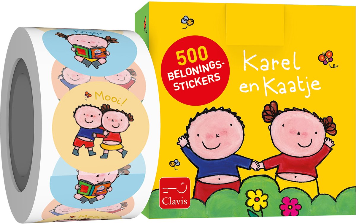 Adesivi ricompensa Clavis Karel e Kaatje. 3+