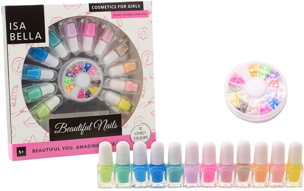 Johntoy Isabella Nail Polish Set, 12st.