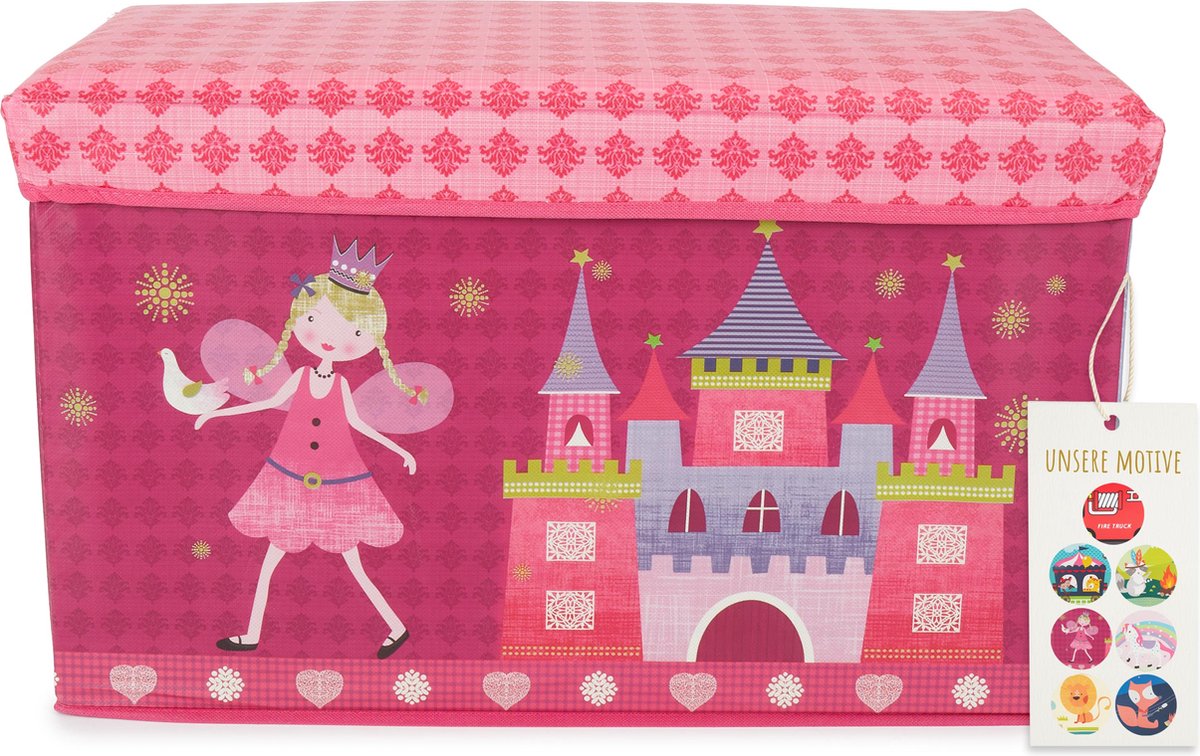 Caja de almacenamiento princesa Bieco 04000499