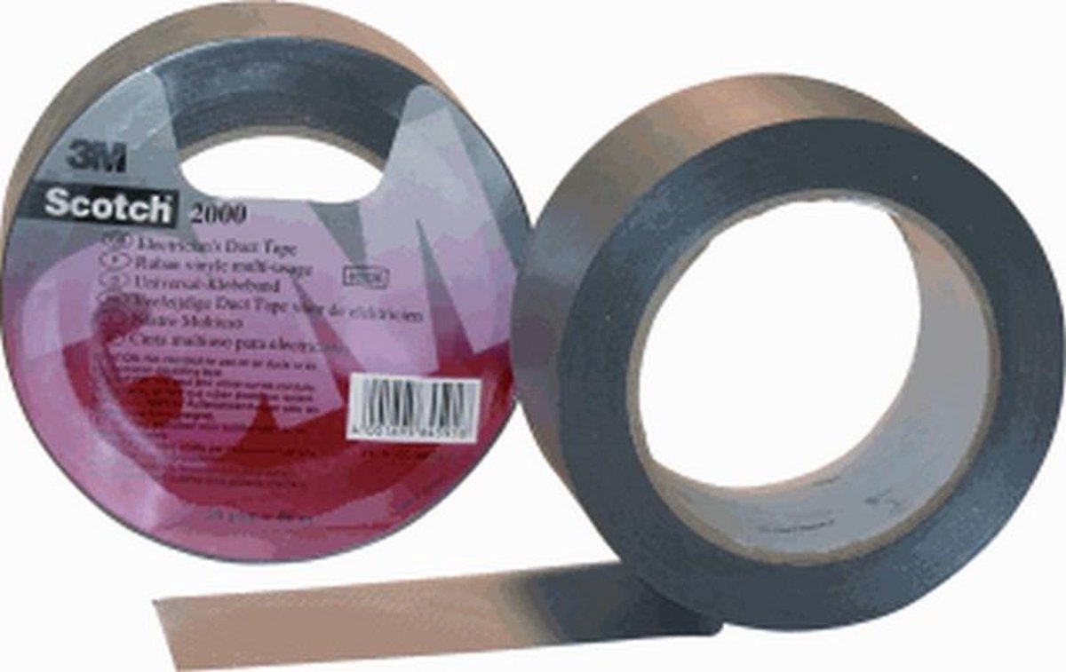 Scotch 2000 2000 pvc-plakband 2000 grijs (l x b) 46 m x 50 mm 1 stuk(s)