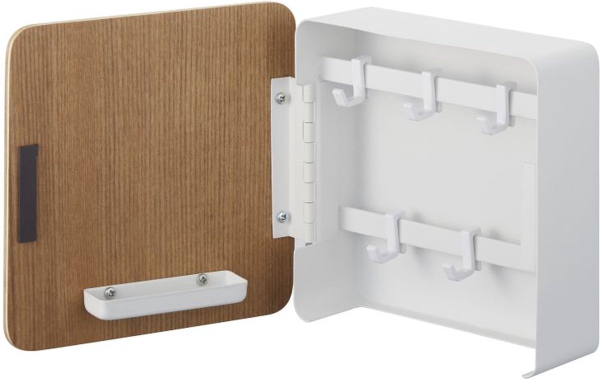 Caja de llaves magnética Yamazaki - rin - blanco